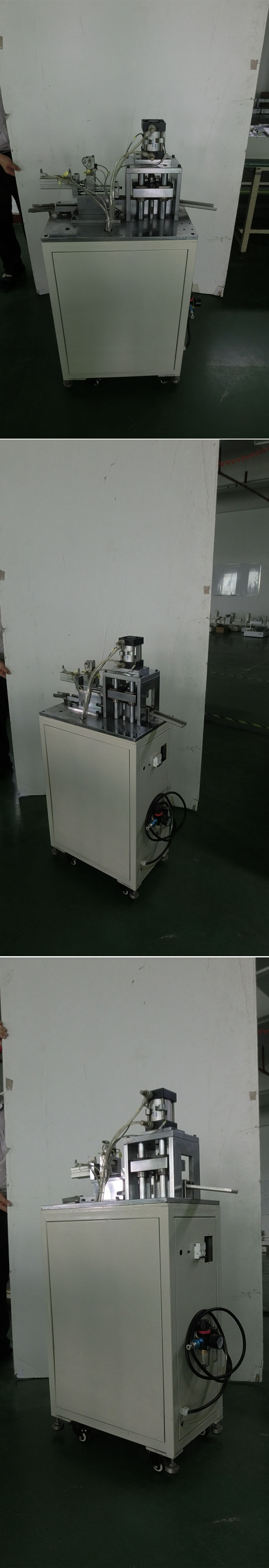 Motor rotor shaping machine  